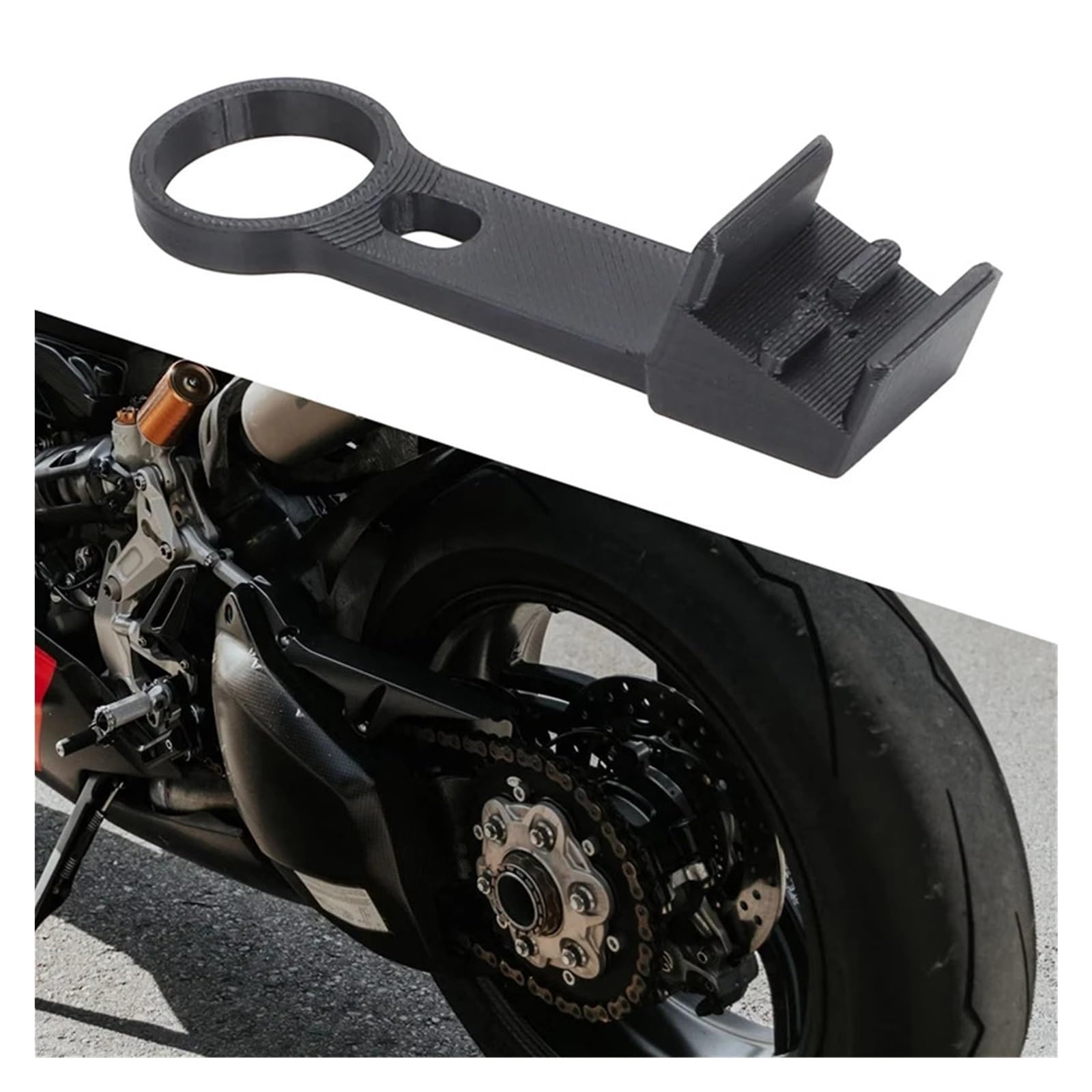 Ulepszony Do 520 Olejarka Łańcuchów Przekładniowych Spray-on Auxiliary ABS Plastic Motorcycle Chain Oiler Tool Kit osłona zębatki silnika łańcucha