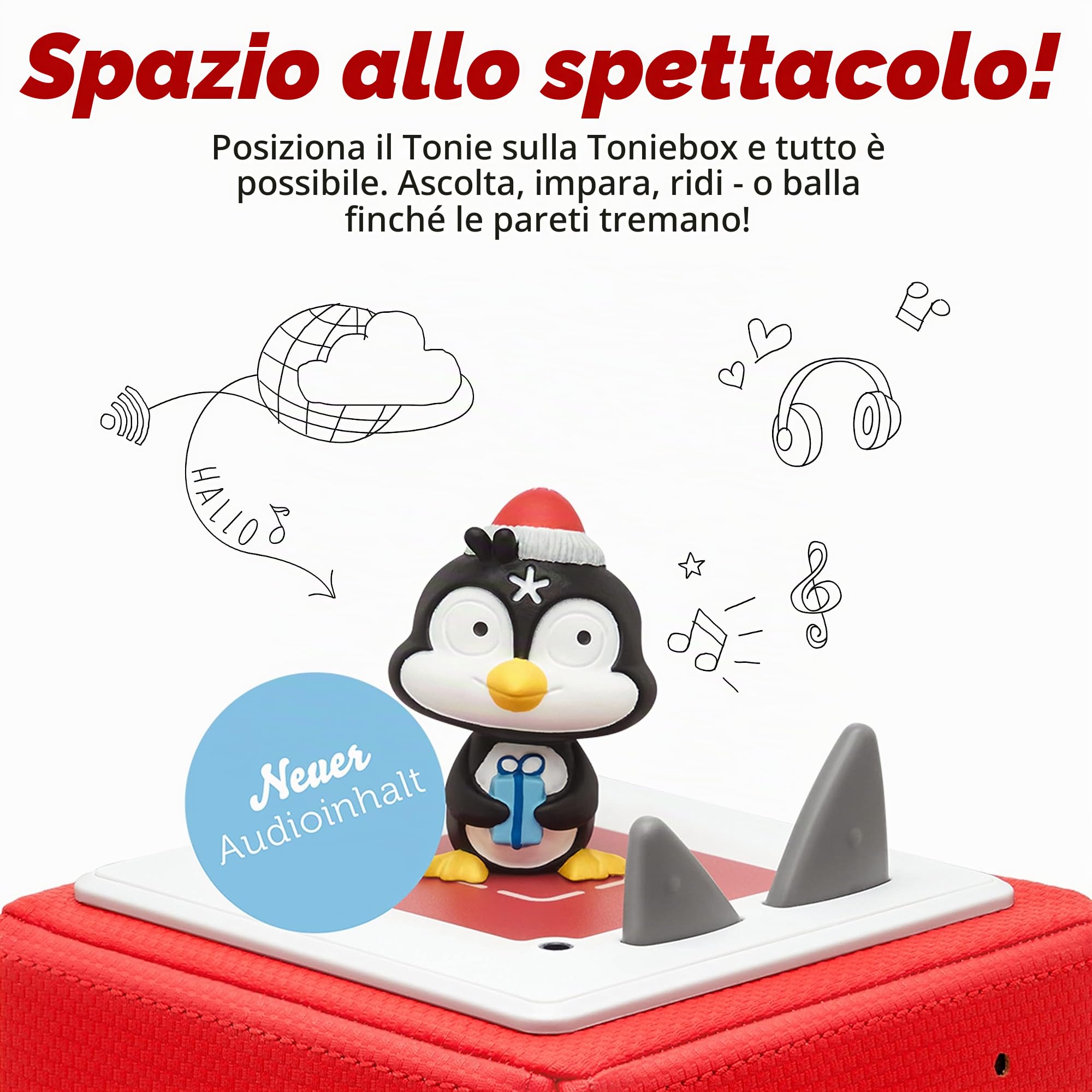 tonies Personaggi uditivi per cassapanca, Canzoni preferite per Bambini, Canzoni di Natale, Canzoni per Bambini dai 3 Anni in su, Tempo di Gioco: Circa 54 Minuti