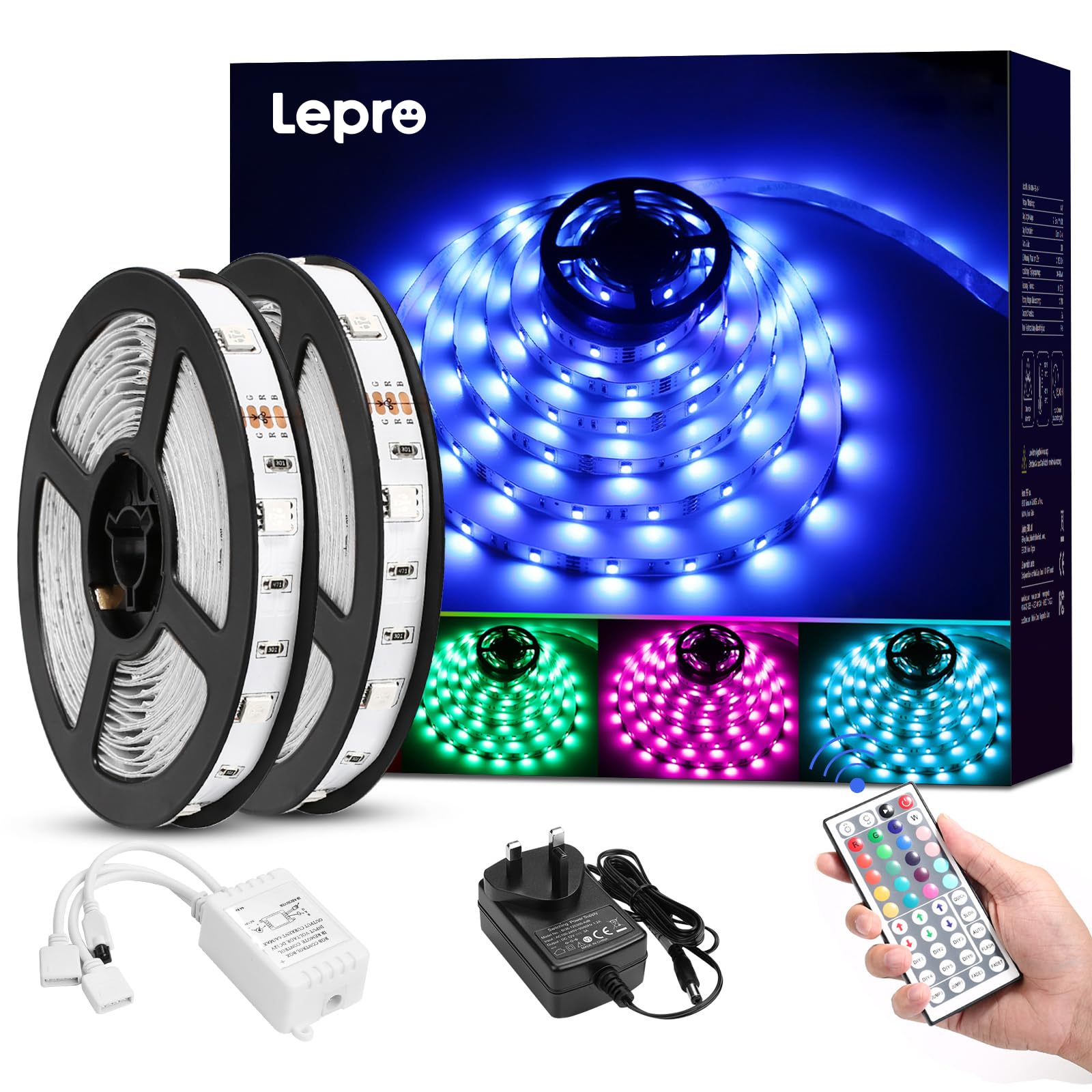 RAW Customer Returns Job Lot Pallet Lepro Lighting 282 Items RRP