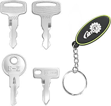 Golf Cart Keys Set 4PCS or 8PCS, Suitable for EZGO, Yamaha, Club Car, Golf Cart Ignition Keys OEM#1012505 17063-G1 JU2-H2511-00 JU6-H2511-10