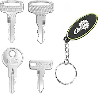 Golf Cart Keys Set 4PCS or 8PCS, Suitable for EZGO, Yamaha, Club Car, Golf Cart Ignition Keys OEM#1012505 17063-G1 JU2-H2511-00 JU6-H2511-10