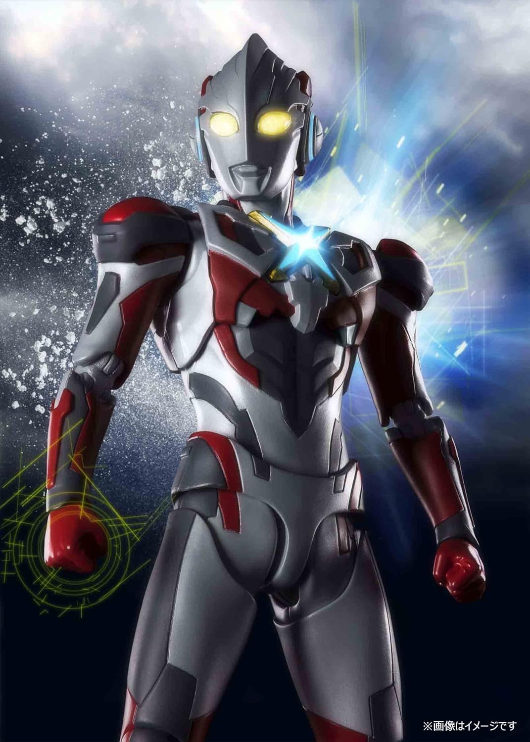 TAMASHII NATIONS S.H. Figuarts Ultraman X And Gomora Armor Set "Ultraman X", White