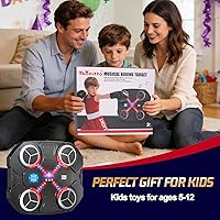 Vista 6 de Music Boxing Machine for Kids, Wall Mounted Bluetooth Smart Punching Pad Kids Boxing Training Workout Equipment with Boxing Glove, Birthday Gifts