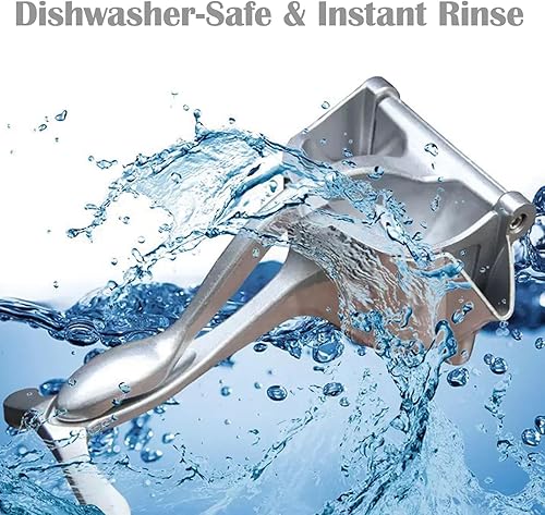 Miniatura 7 de Exprimidor de prensa manual Máquina trituradora de cítricos de mano, extractor de jugo de prensa manual para prensar limones, naranjas y limas,