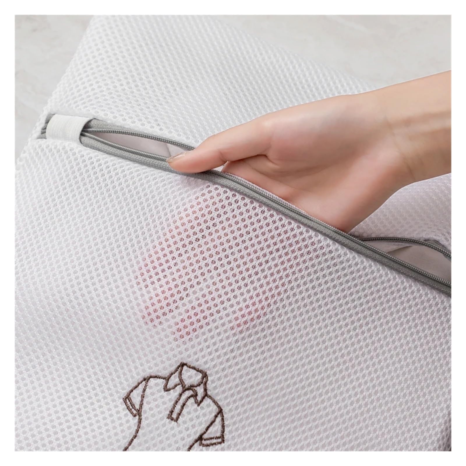 Borsa For Bucato Sacchetti For Bucato Pieghevoli Pieghevoli In Poliestere(Pants 30x40cm)