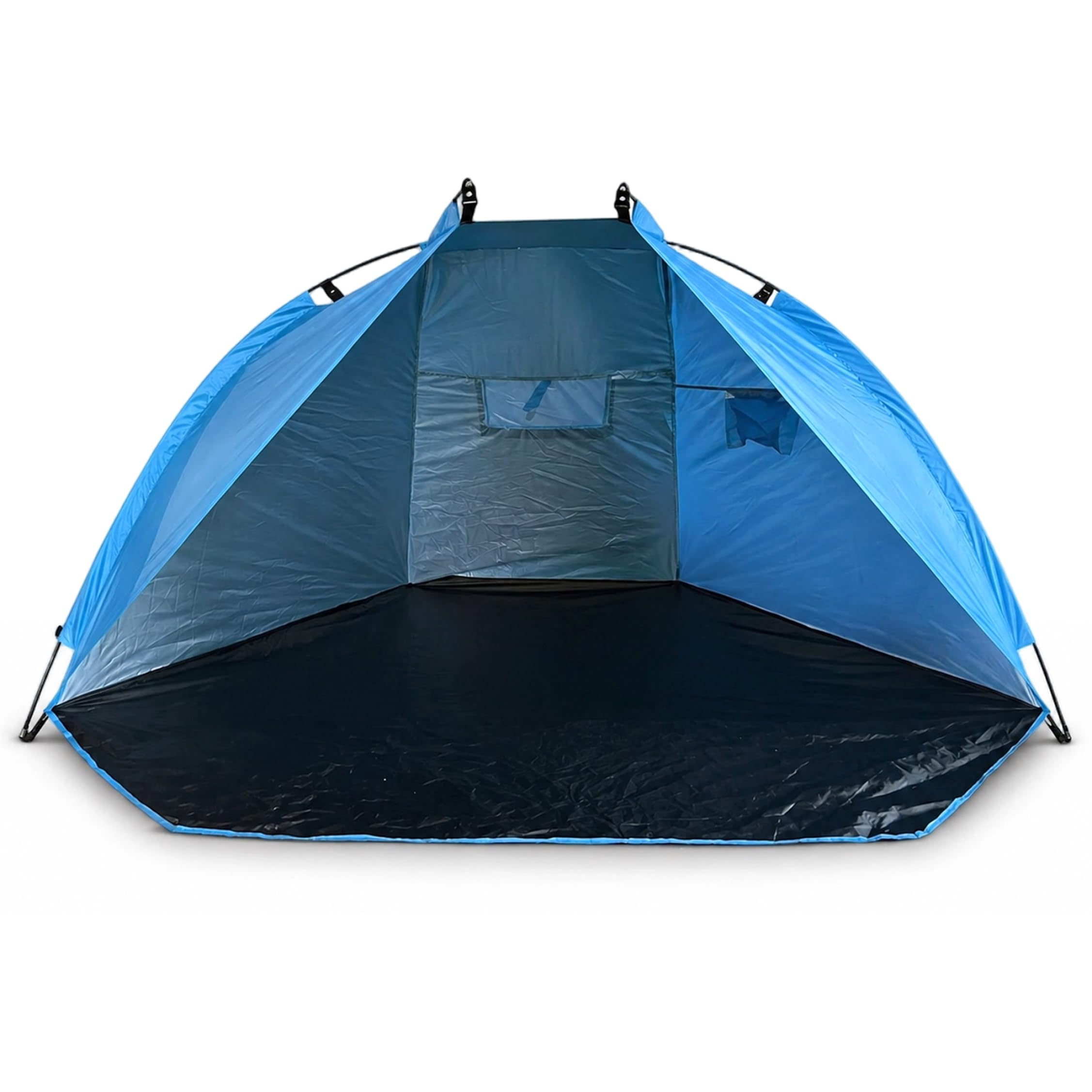 Pop-Up Beach Tent for 1-2 Person, Portable Sun Shelter, UV Protection Tent, Lightweight Instant Setup Beach Outdoor Shade for Camping Travel, Blue