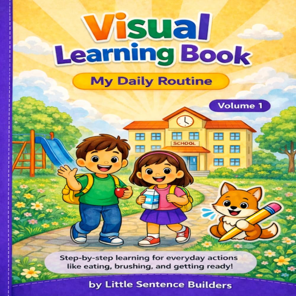 Visual Learning Book: My daily routine- Volume 1