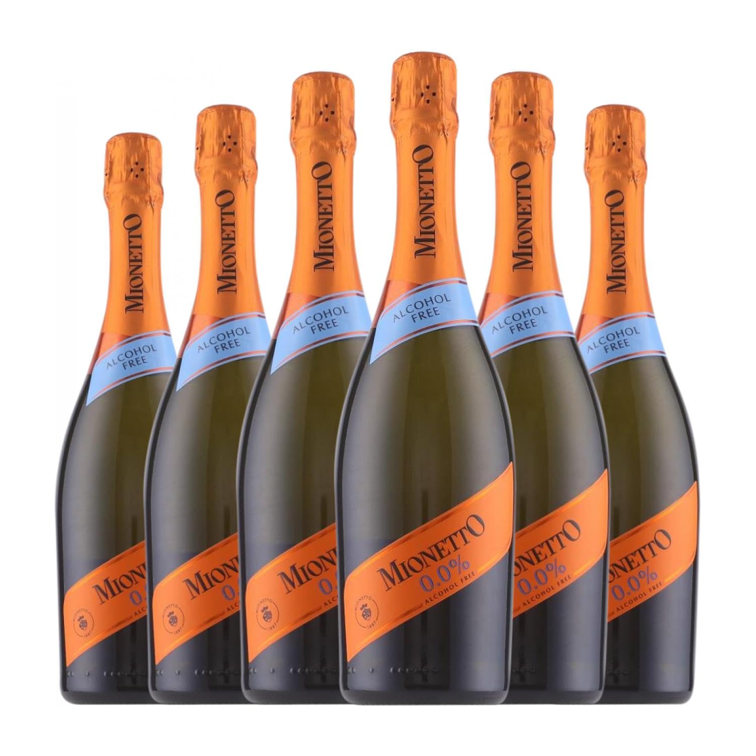 Licores Mionetto 0,0 75 cl Sin Alcohol (Caja de 6 Botellas de 75 cl)