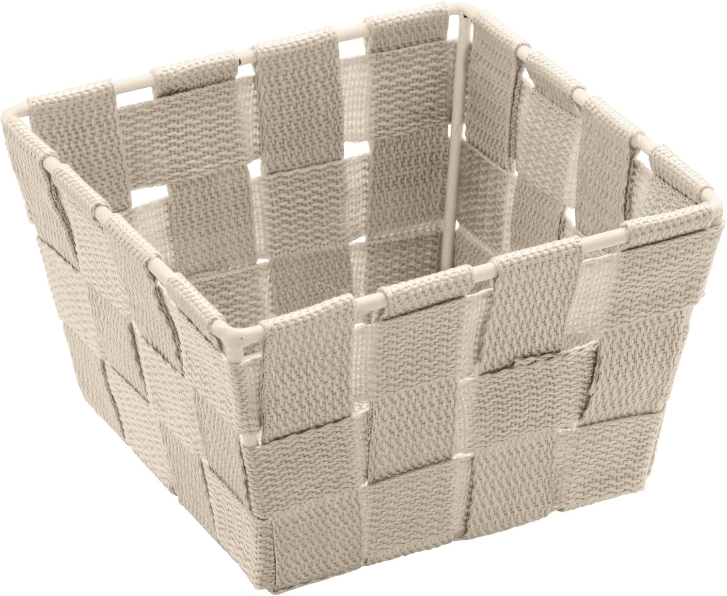 Wenko Adria Square Bathroom Mini-Basket, Beige