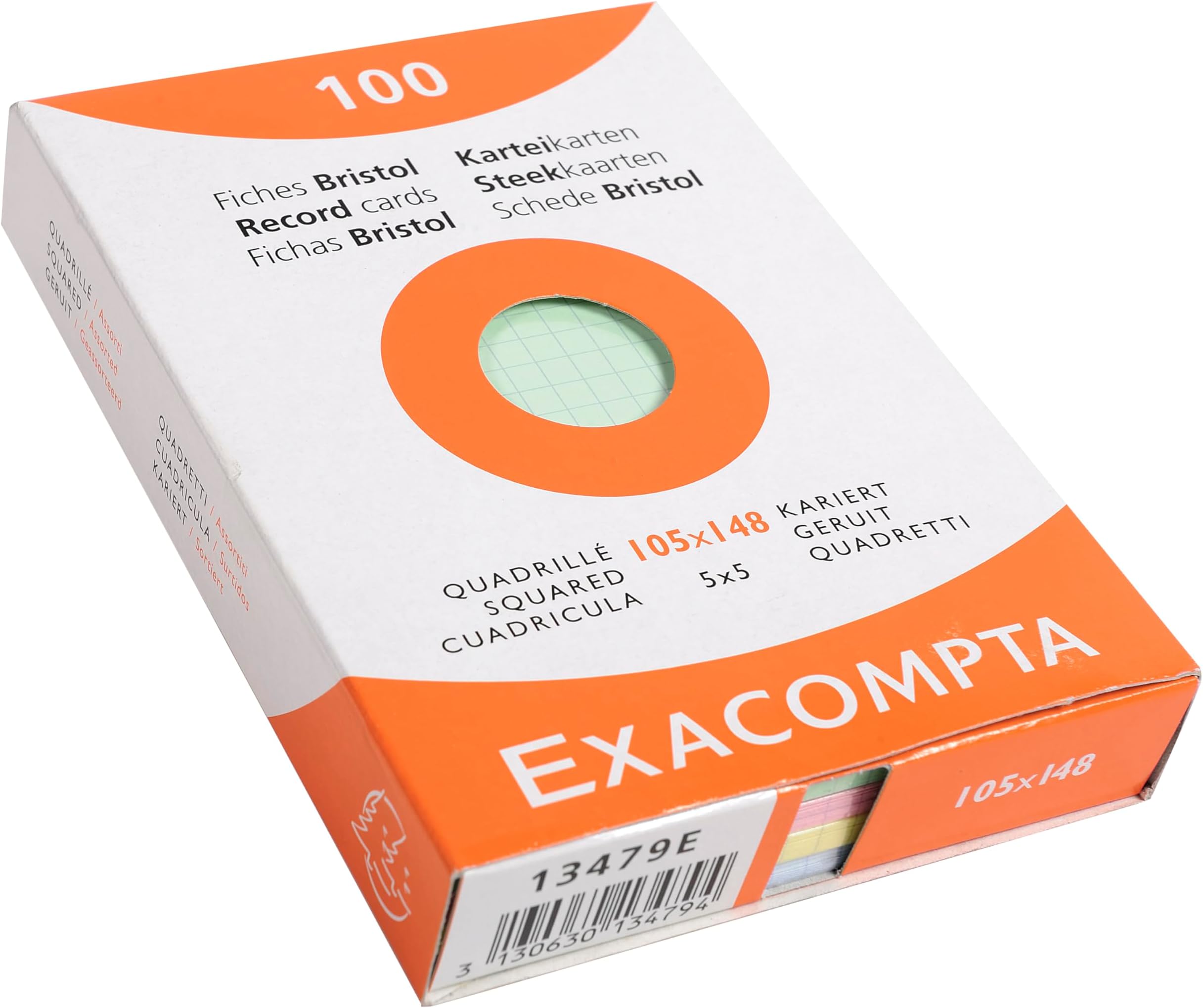 AUCHAN Lot De 100 Fiches Bristol Non Perforées Unies 21x29,7cm Pas Cher