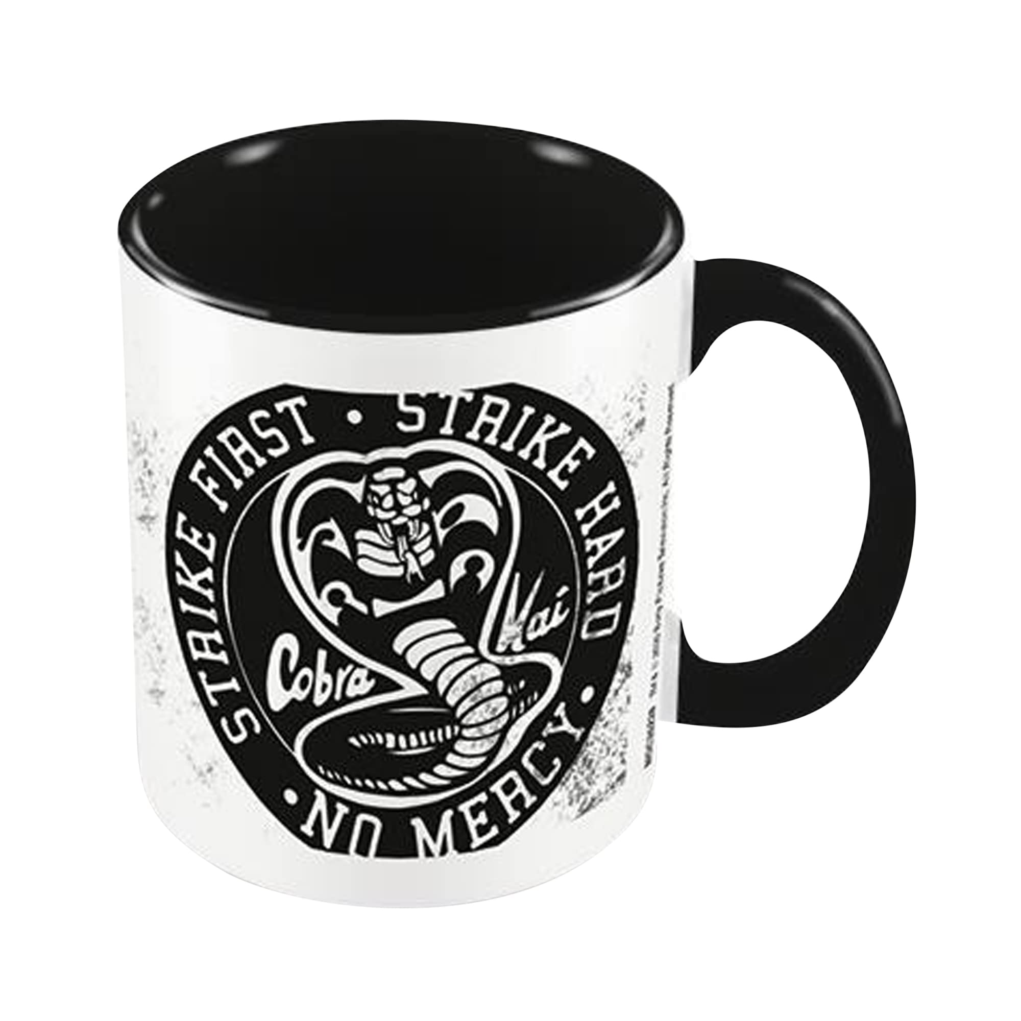 Pyramid International White Mgc26228 Cobra Kai (Emblem Black Coloured Inner Mug, Ceramic, 11 Oz