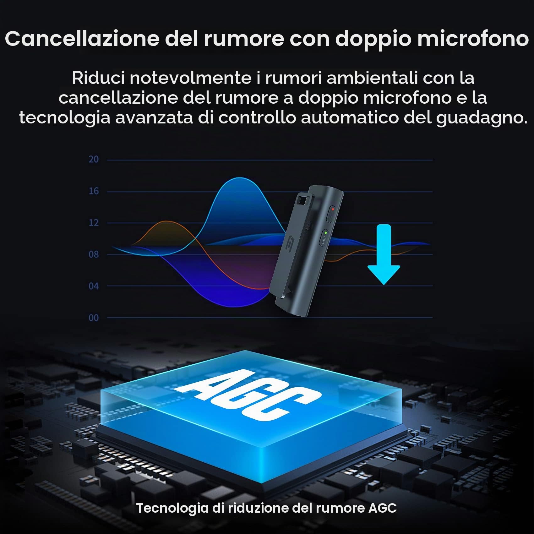 Mobvoi Mini Registratore vocale digitale Riduzione del rumore Portatile Trascrizione magnetica da audio a testo Memoria da 500 ore Caricatore USB a batteria lunga per interviste Conferenze Riunioni