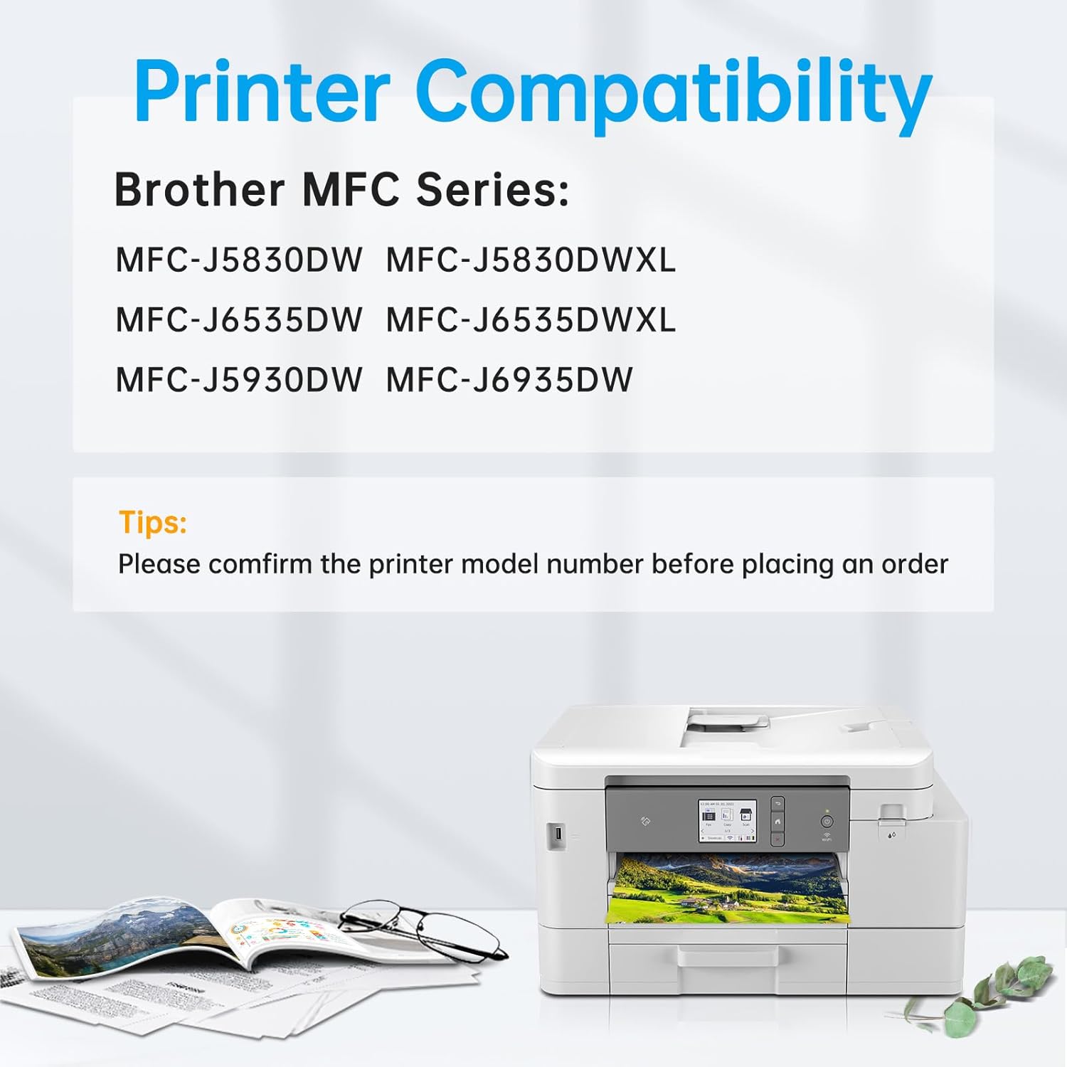 LC3029 BK/C/M/Y Ink Cartridges XXL Super High Yield for Brother LC-3029 LC3029BK LC3029C LC3029M LC3029Y Ink Cartridges (2BK/2C/2M/2Y) 8-Pack