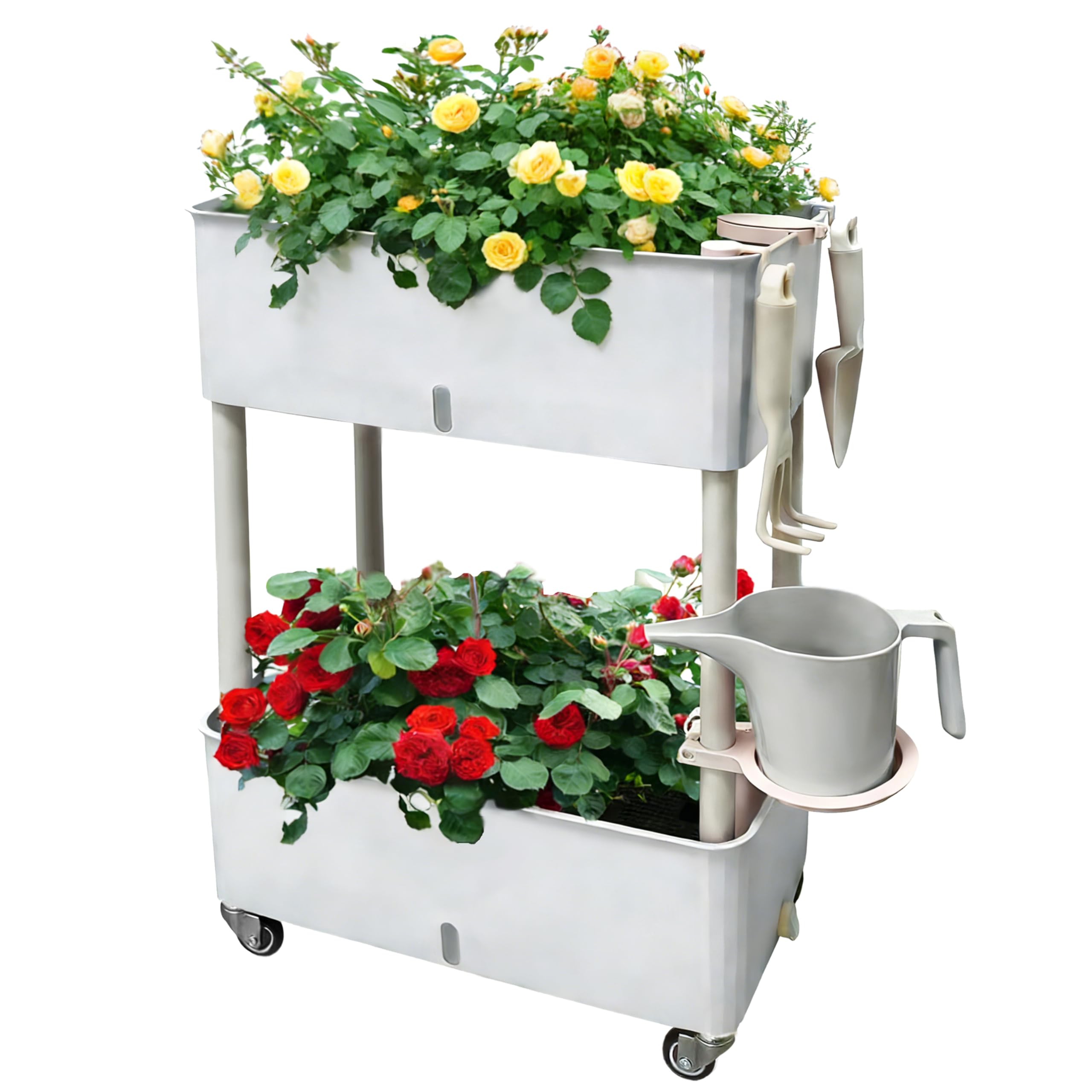 MNKXL 2-Tier Raised Planter Box