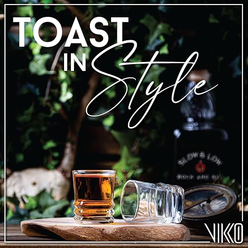 Miniatura 3 de Vikko Vasos de chupito, 2.75 onzas, juego de 6 vasos pequeños de licor y alcohol, vasos de chupito de tequila duraderos para bebidas alcohólicas y