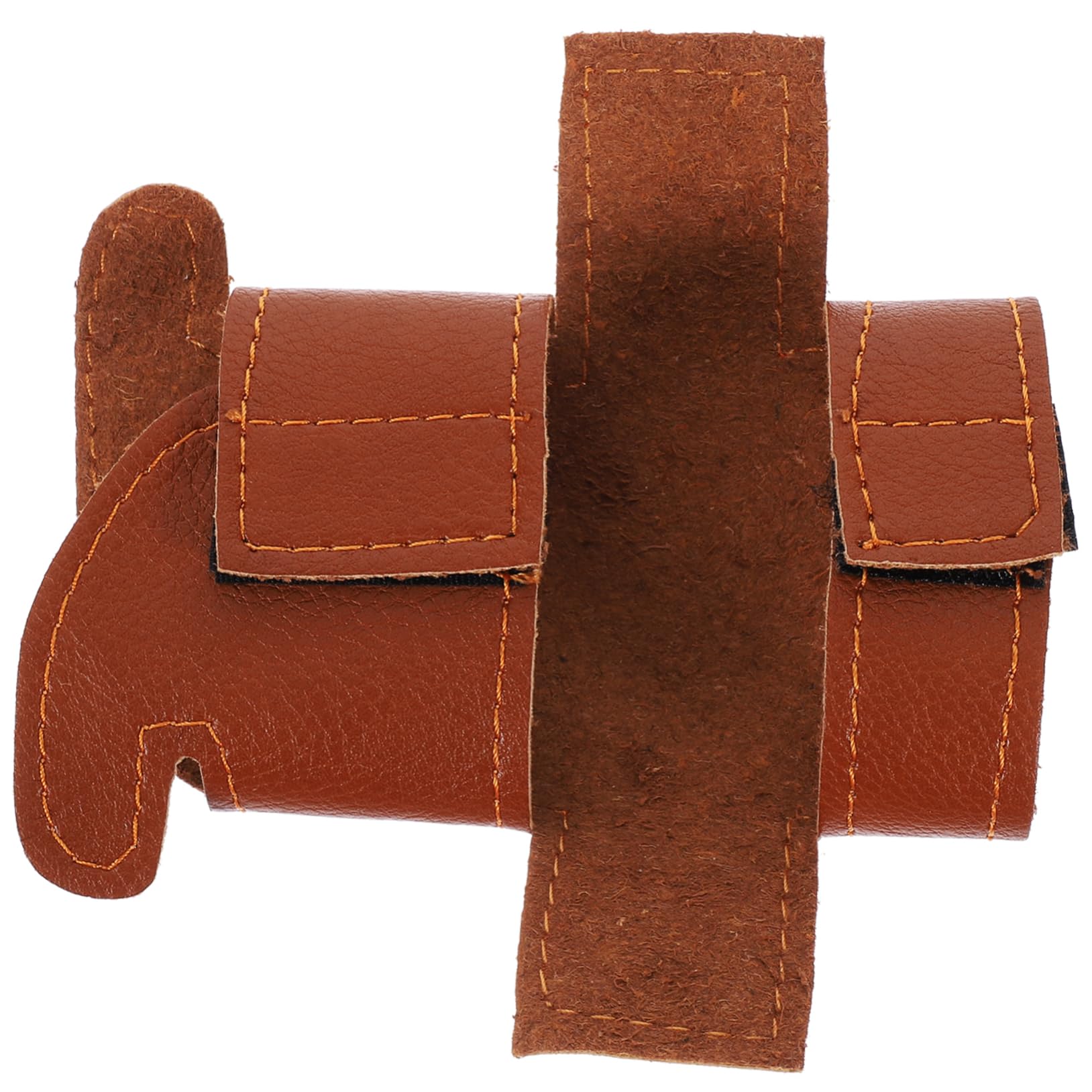 COSMEVIVI Trumpet Piston Protection Cover Leather Material Protective Case for Instruments Elegant