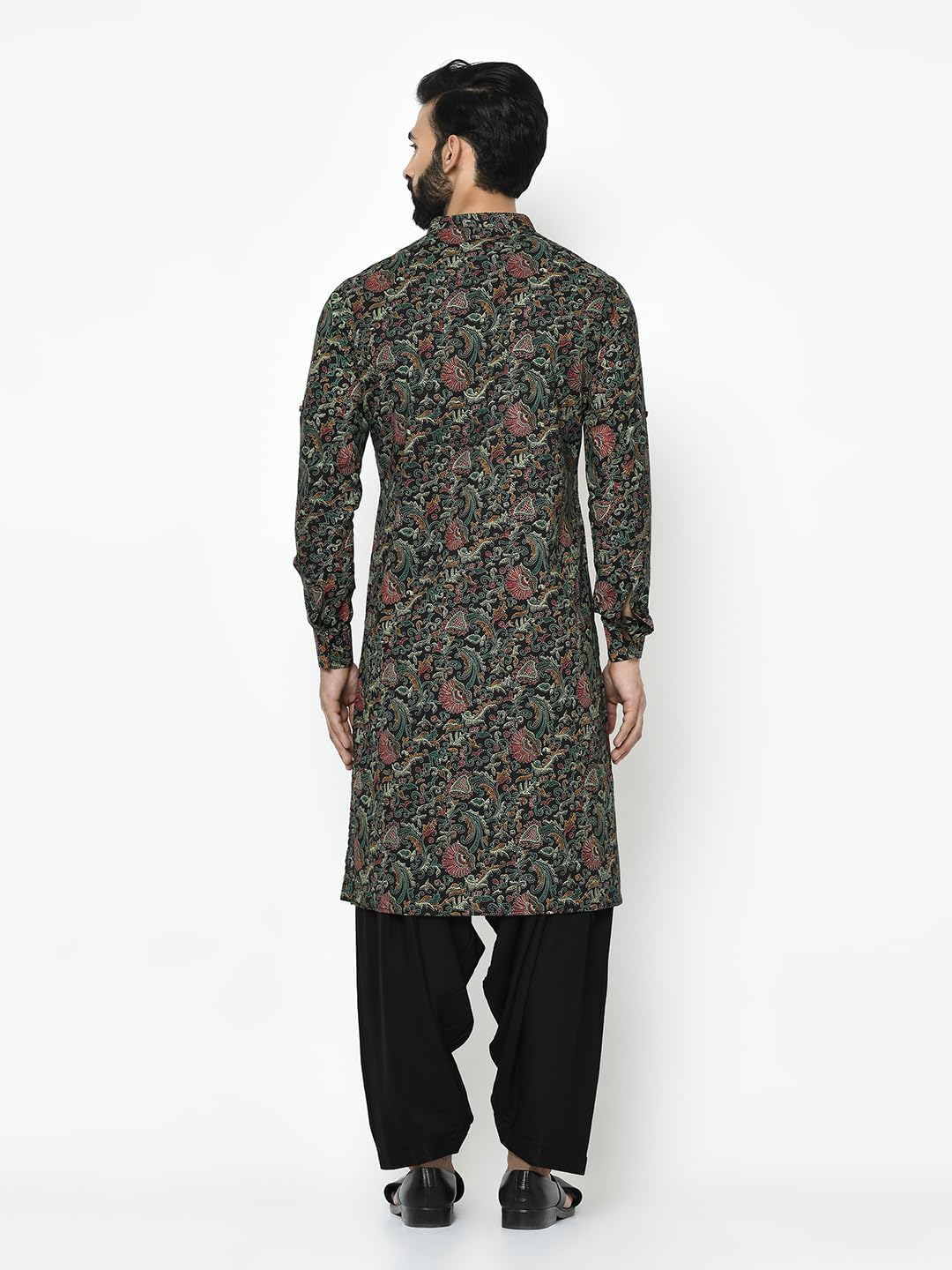 KISAH Men's Kurta Patiyala Set - Traditional Indian Ethnic Wear for Men - Ideal for Weddings, Festivals & Celebrations - Image 5