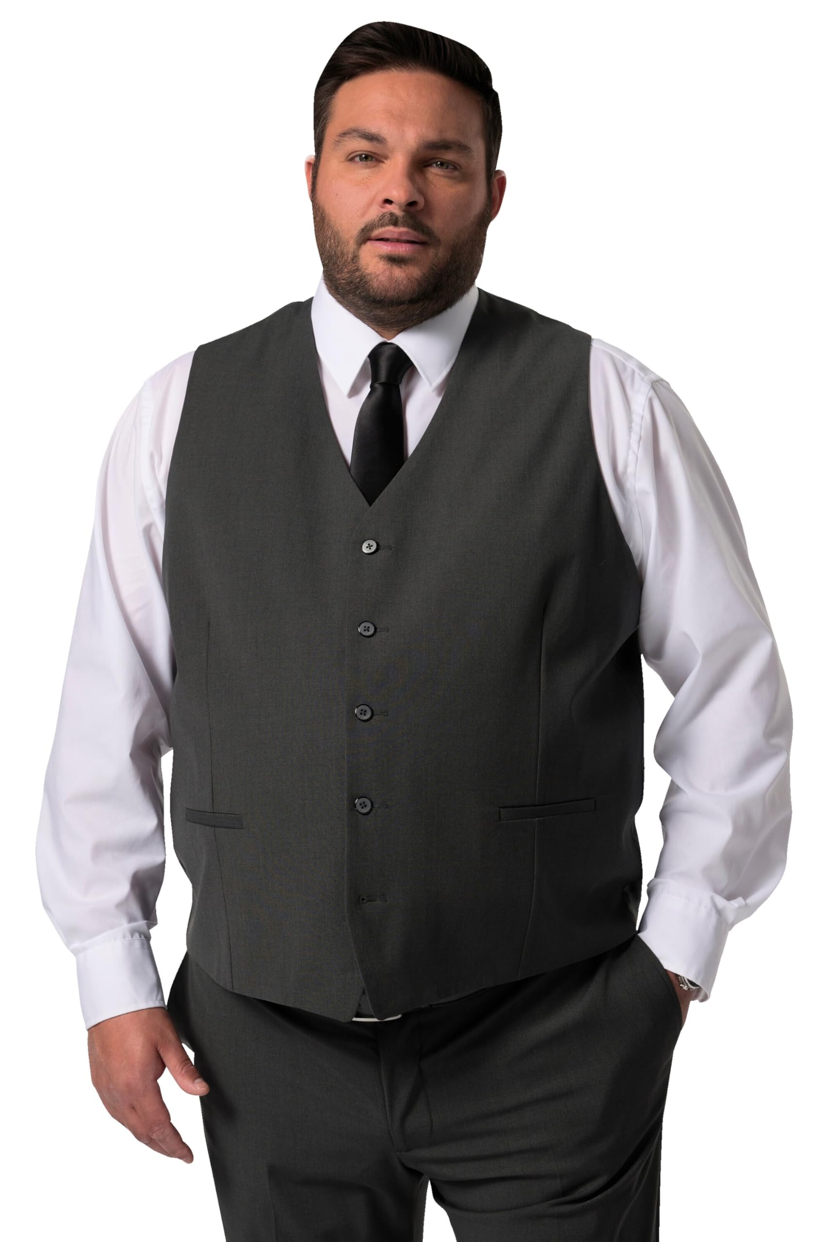 Men Plus Herren große Größen Übergrößen Menswear L-8XL Business-Weste Baukasten Barcelona 831472