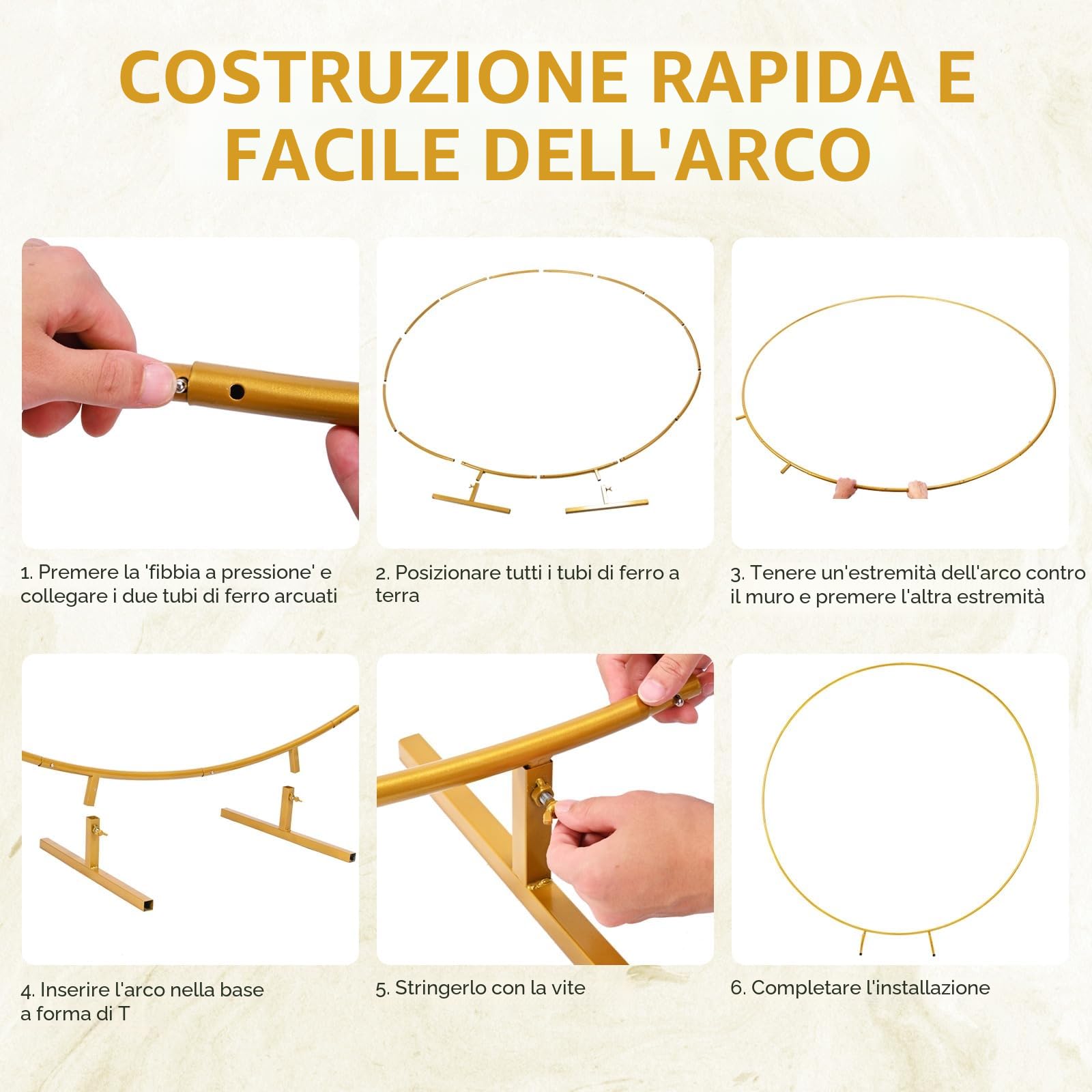 Kit Arco per Palloncini per Feste Compleanno 1.8M/5.9FT Matrimonio Fidanzamento Anniversario Natale Festival Arco di Ghirlanda di Palloncini Fondale Rotondo Arco per Palloncini con Accessori