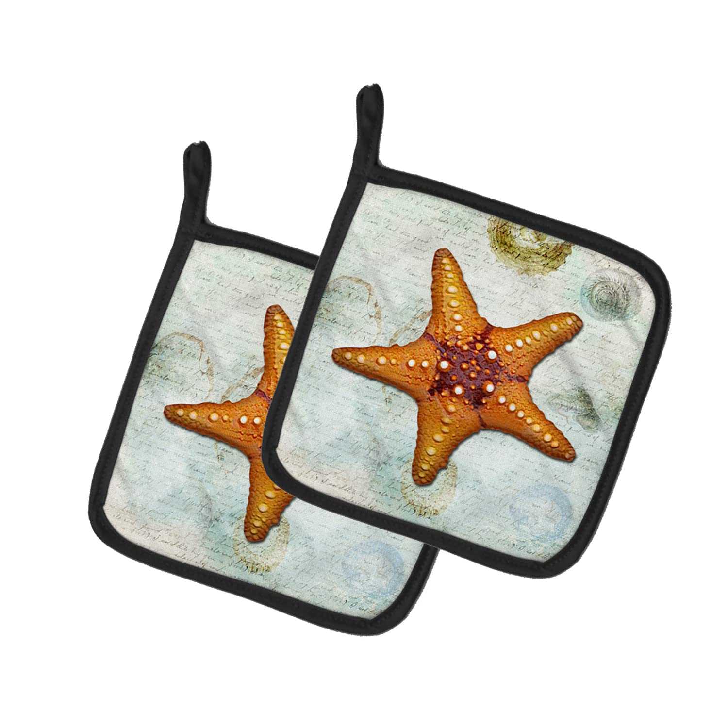 Caroline's Treasures SB3035PTHD Topflappen, Seestern, 7,5 x 7,5 W, mehrfarbig