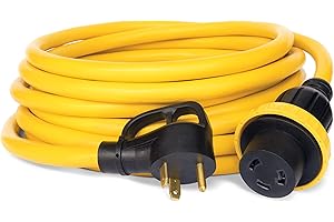 Champion 100827 100-Foot 30-Amp Generator Power Cord (TT-30P to L5-30R)