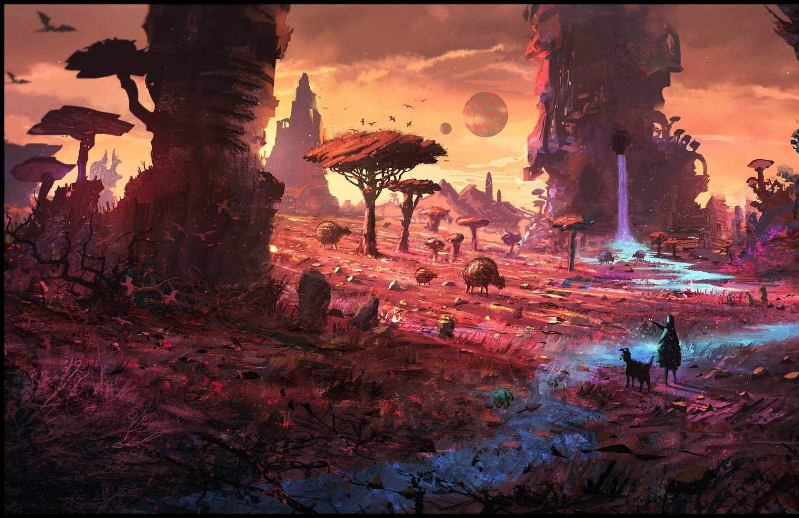 Puzzle Fantasy Thunder Landscape 1000 Pièces En Bois – Adulte Et Ado Dès 12 Ans – 50x75 Cm – Idée Cadeau