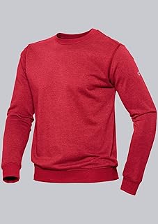 BP 1720-293-0081 Essentials - Sudadera unisex (algodón y poliéster, talla 2XL), color rojo