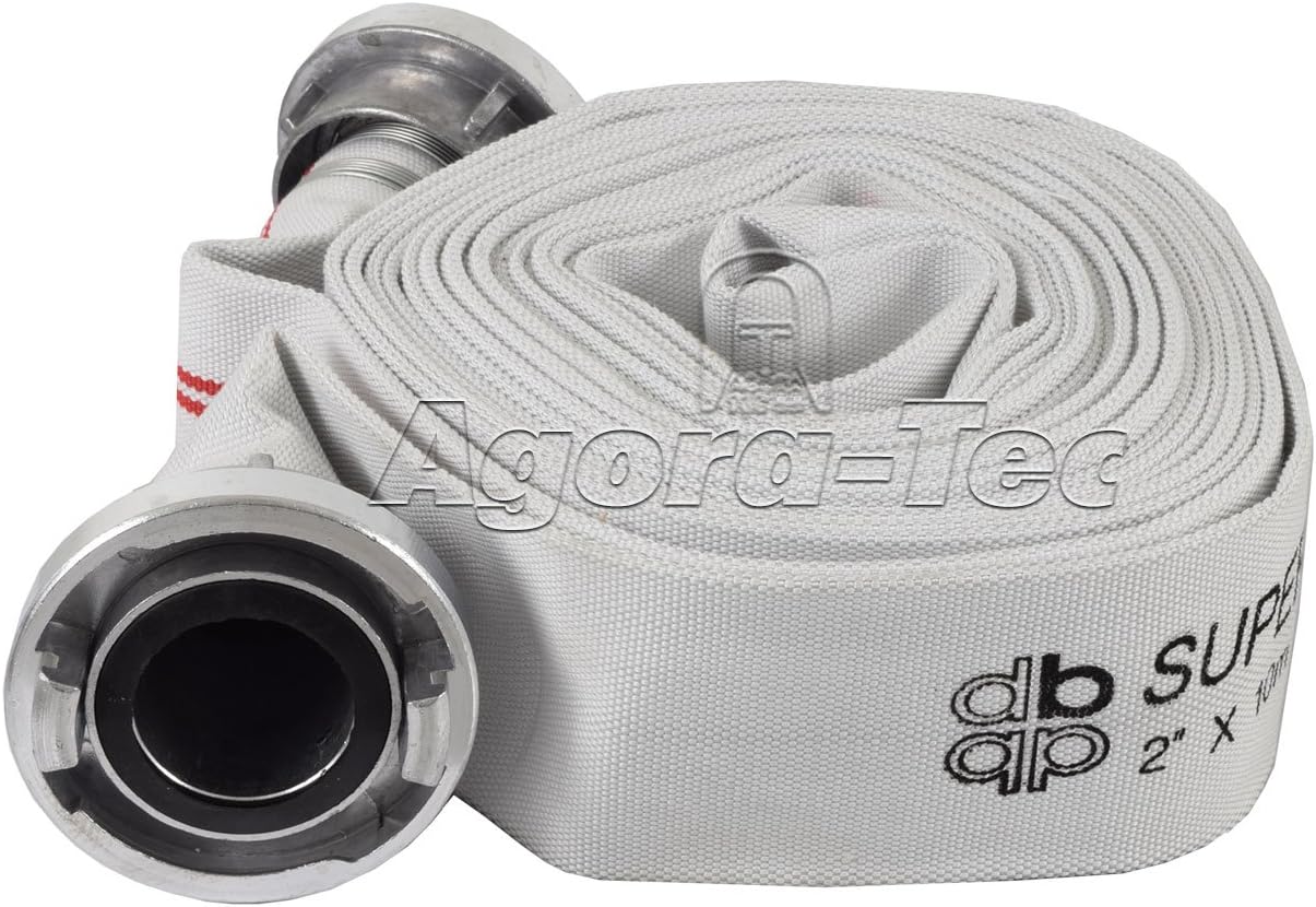C-52 | 2 inch | 50 meter industriële slang | brandslang | bouwslang | platte slang | slang met Storz-koppeling