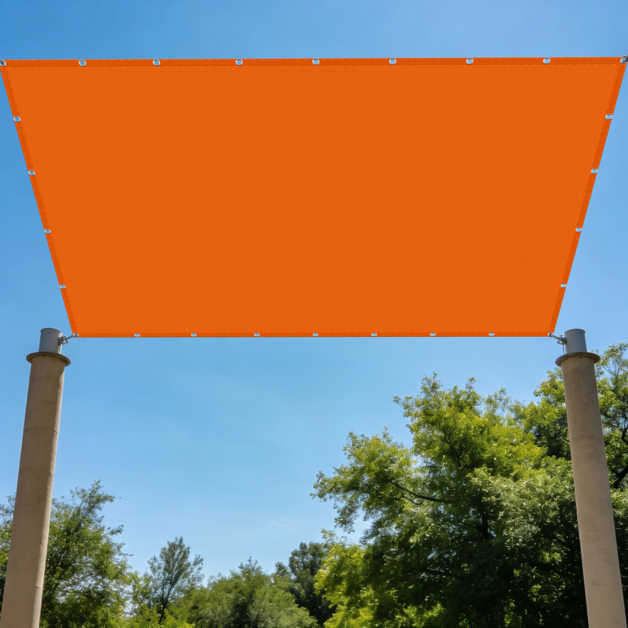 Sonnensel - Toldo impermeable de 2,8 x 3,6 m, resistente a los rayos UV, para patio, jardín, camping, transpirable, protección solar con fácil inserción, perfecto para exteriores y patios