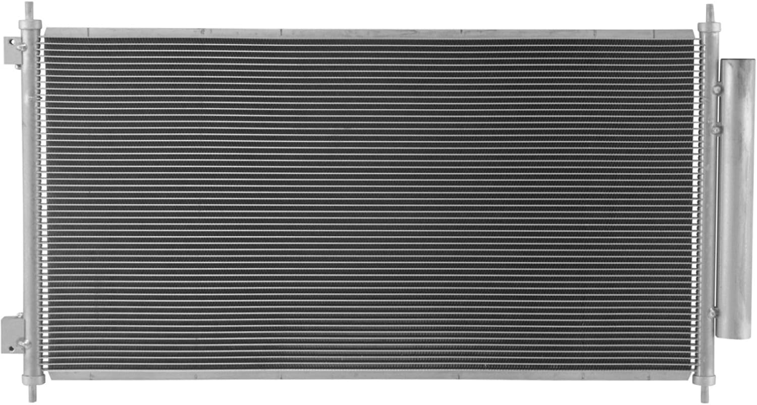 A/C Condenser and Receiver Drier Assembly Compatible with 2008-12 Honda Accord 10-11 Accord Crosstour 12-15 Crosstour