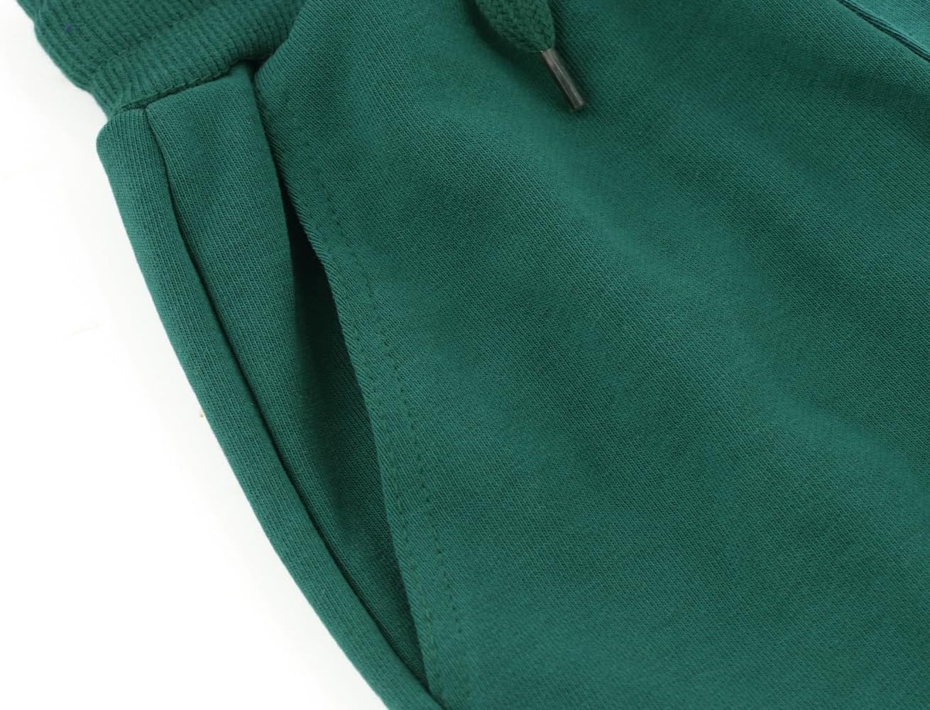 Kids Unisex Cotton Sweatpants Drawstring Plain Jogger Pants for Boys or Girls Age 5-12 Years - Image 3