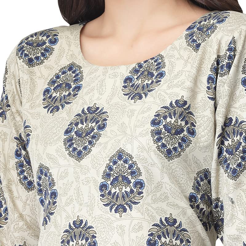 Image of Pinkmint Women's Crepe Digital Printed Straight Kurta