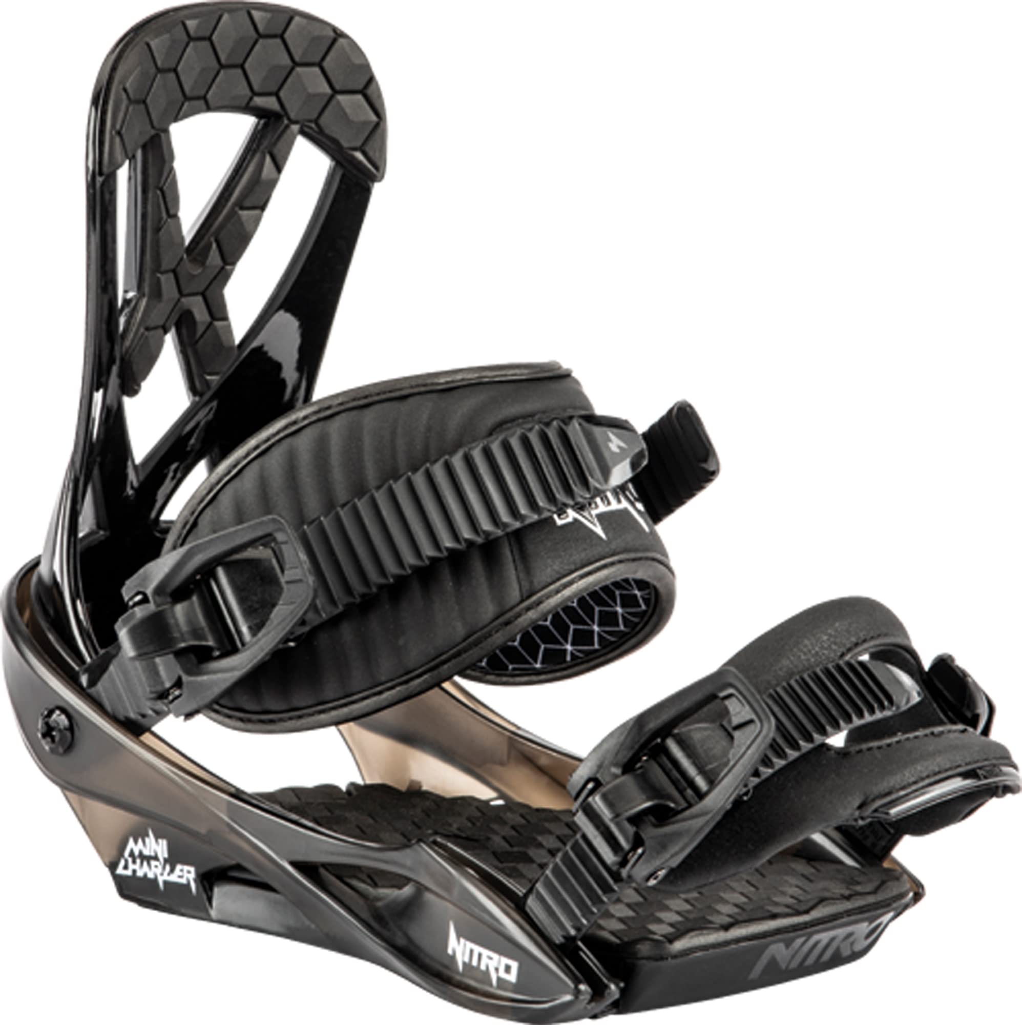 Nitro Unisex młodzieżowa mini ładowarka BDG (polybag) ´22 wiązanie snowboardowe, czarna, S