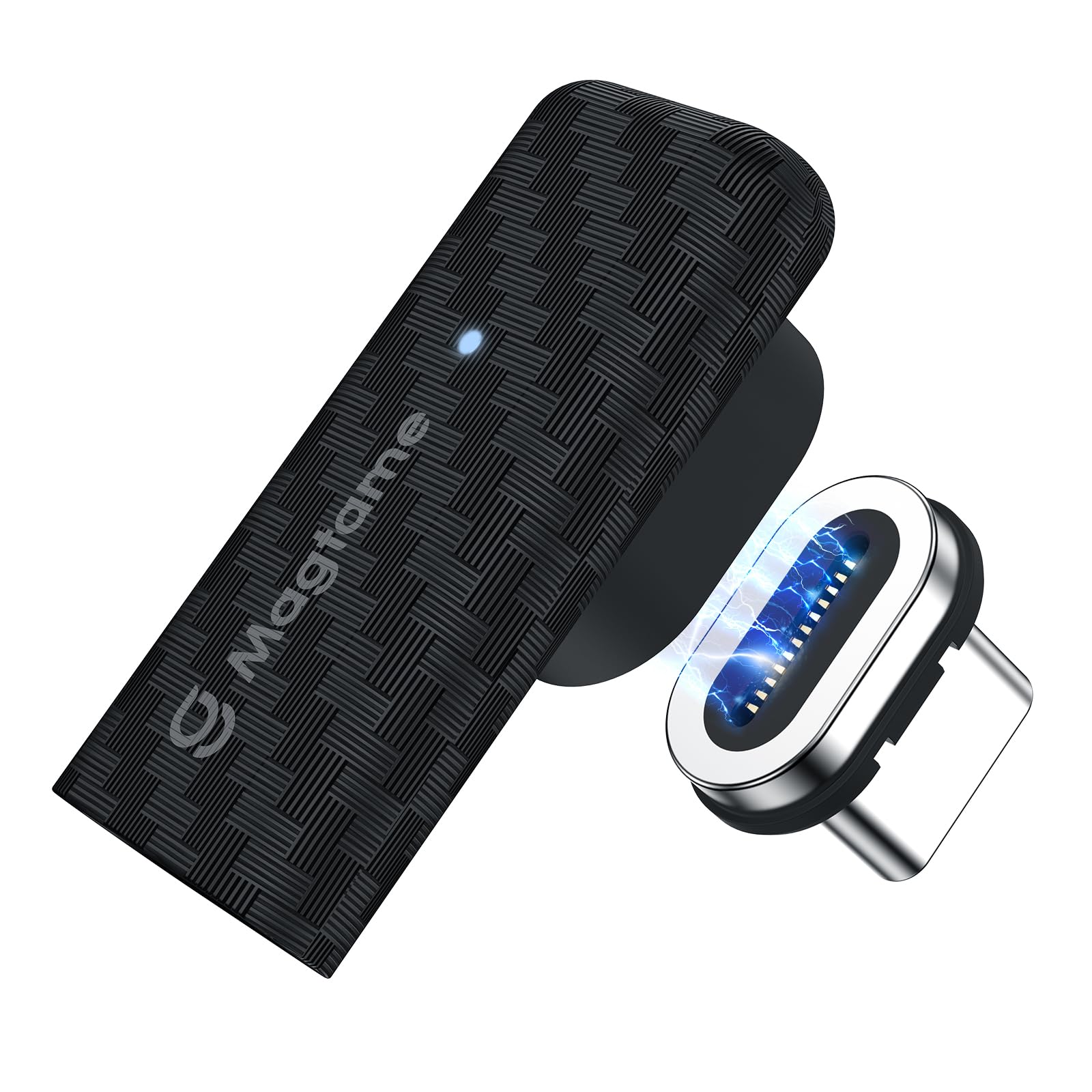 Magtame Plastic Fiber Magnetic USB C Rechtwinkel Adapter 24Pin 240W, Typ-C männlich zu weiblich Extender, 40Gbps schnelles Laden, Schützt Port kompatibel mit i-Phone 17/16, Laptops, USB 3/4