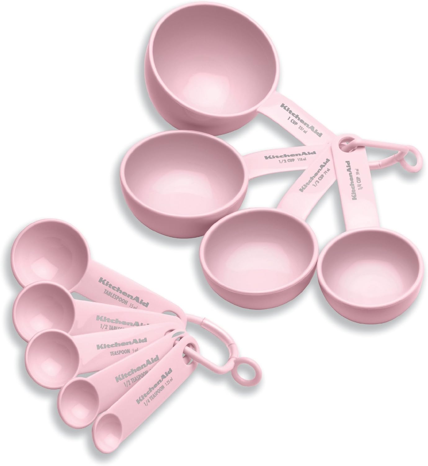 Kitchenaid Classic Plastic Measuring Cups and Spoons Set