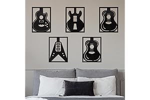 5 Pcs Wooden Music Wall Art Decor: Enhancing Your Space with Melodious Aesthetics