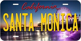 Santa Monica California Novelty Car Auto License Plate