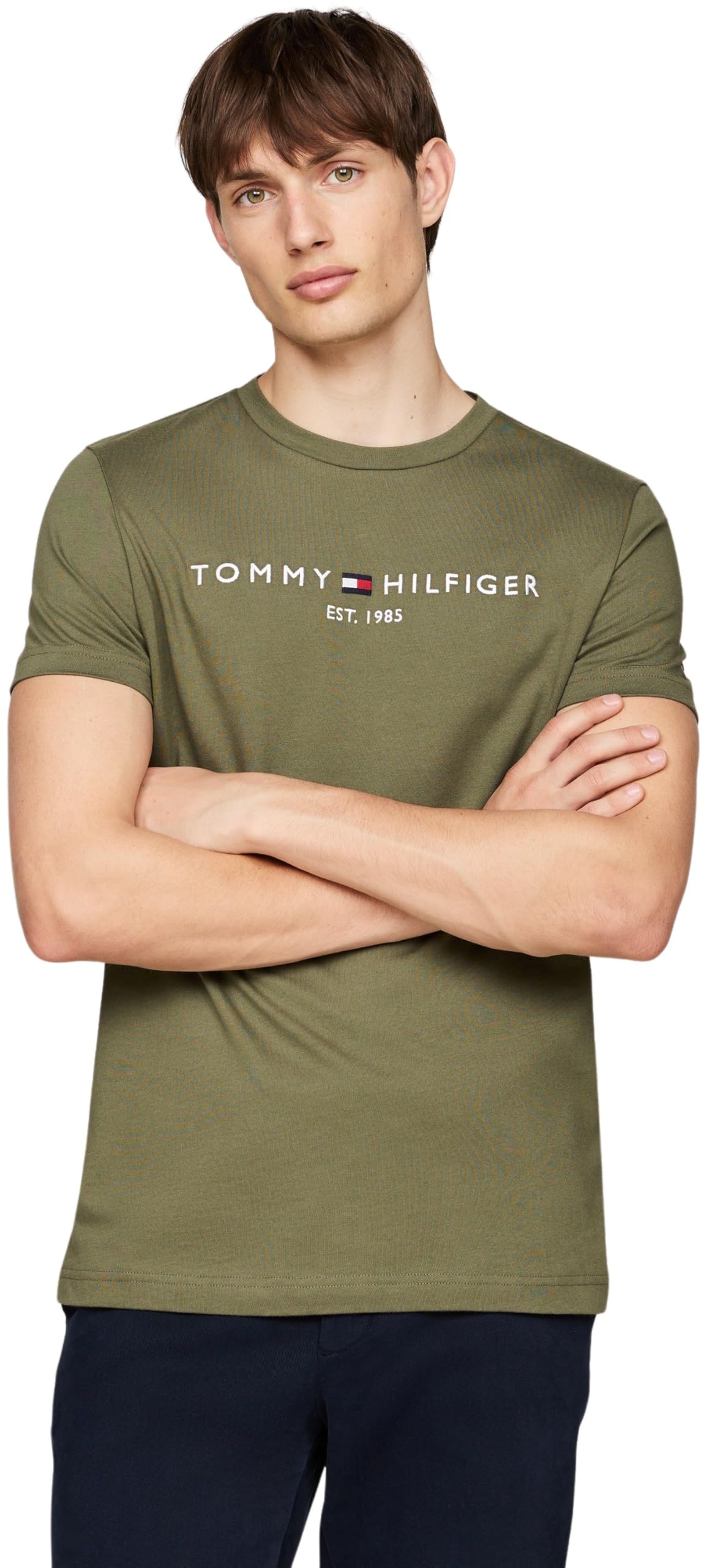 Tommy Hilfiger Camiseta de Manga Corta Hombre Slim Fit