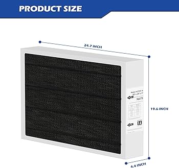 Pitymody X6675 Merv 16 Air Filter 20x25x5 Efficient Air Filter