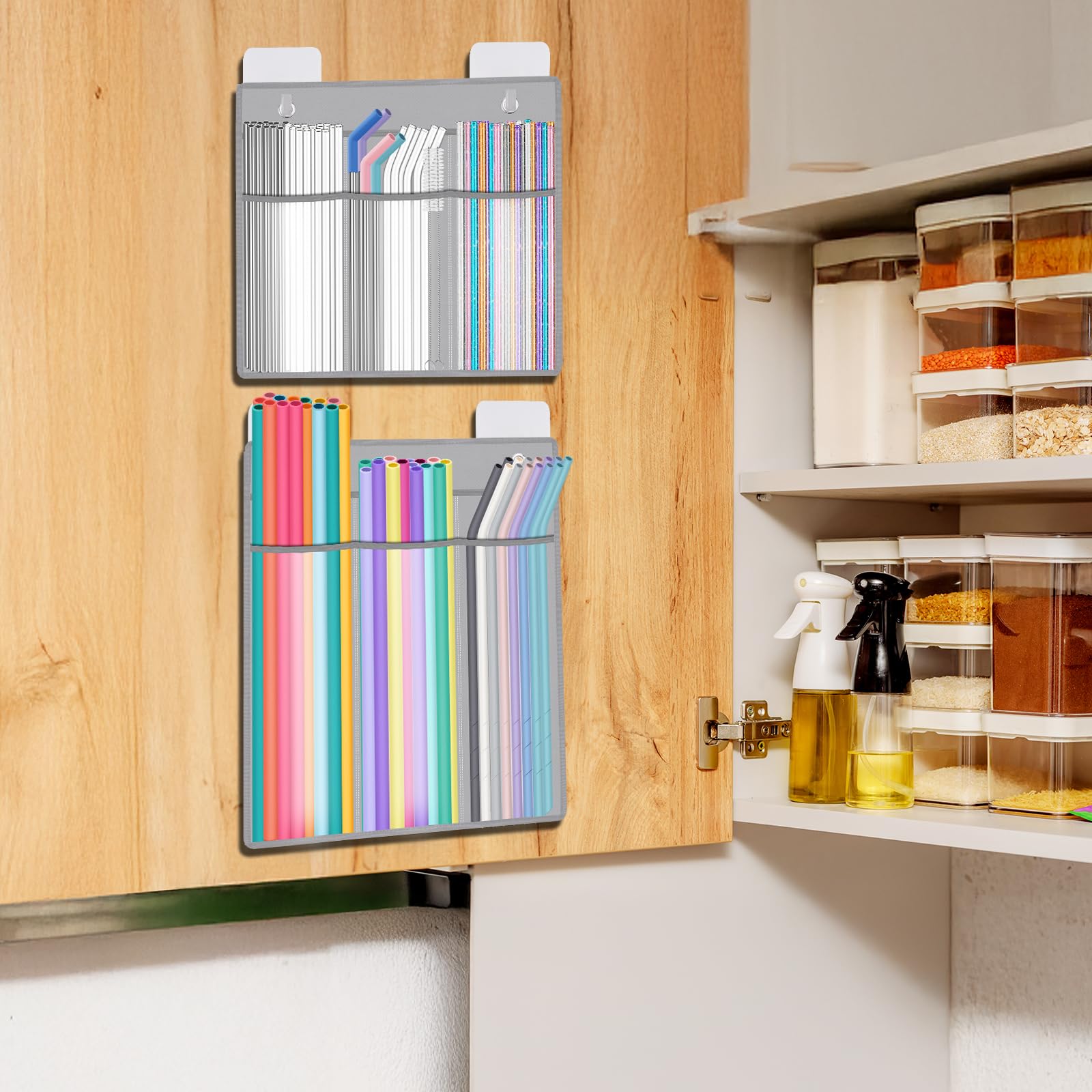 Organize Your Straws - NiHome Hanging Organizers -8 Organize Your Straws - NiHome Hanging Organizers -8