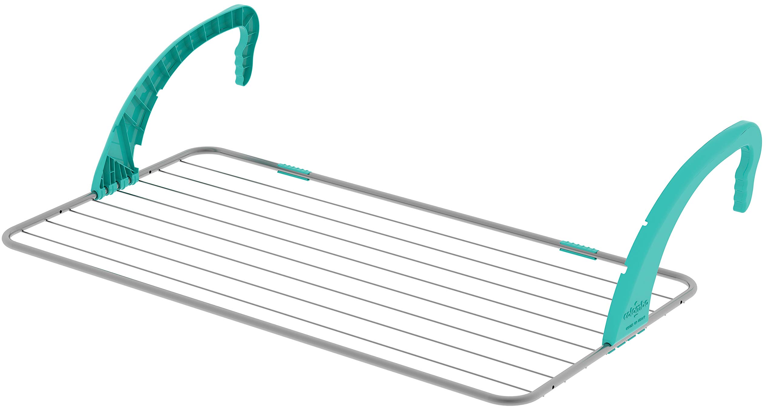Italiadoc Suszarka na pranie Balcony 10 turkusowa zieleń
