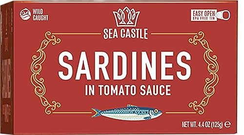 Miniatura 10 de Sea Castle Sardinas en aceite de oliva puro, 4.4oz (paquete de 12)