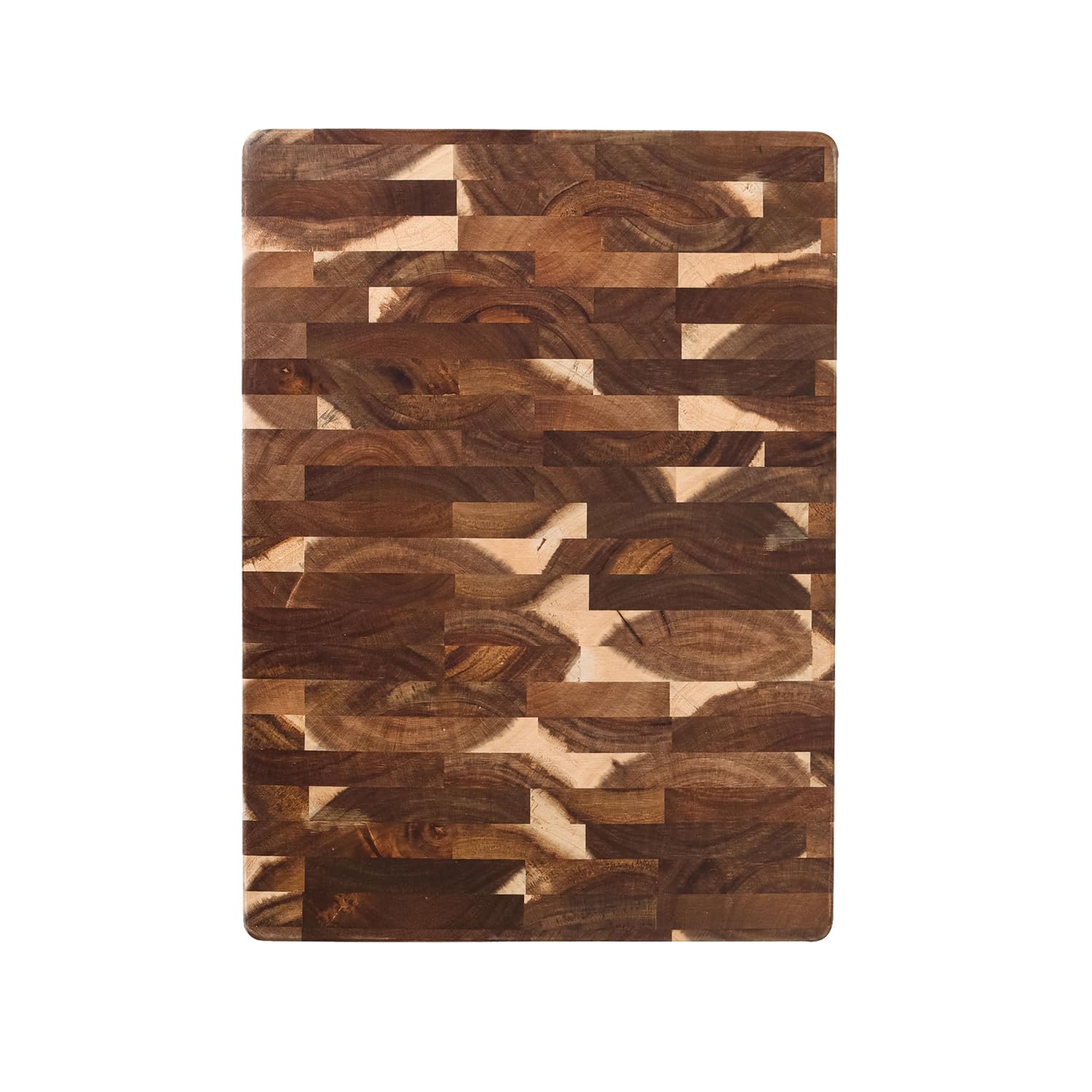 Planche à découper Acacia End Grain Dexas, bloc de boucher réversible et robuste 30 x 41 cm
