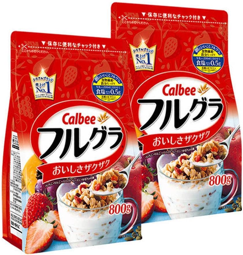 Fruit granola 800g x 2 Packs