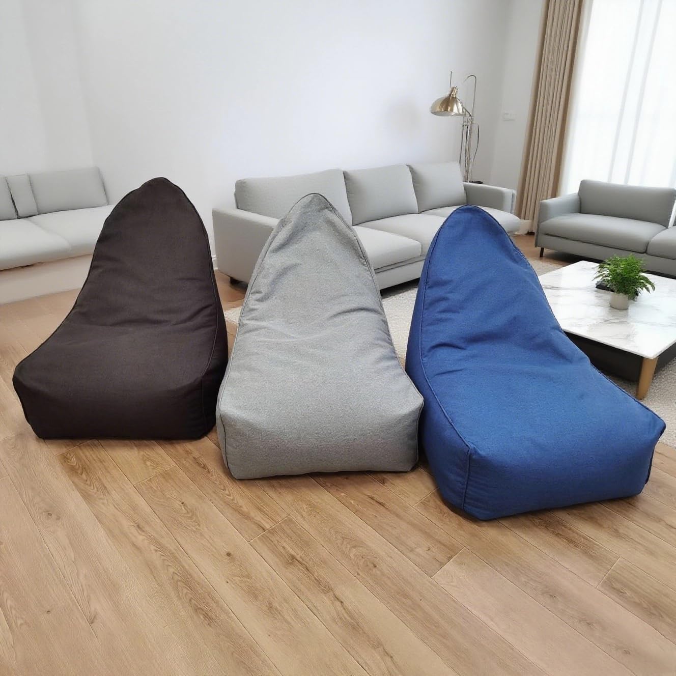 ビーンバッグカバー（詰め物なし）洗えるビーンバッグチェアカバー ラウンジチェア プーフ レイジーソファ ビーンバッグカウチ 大人用