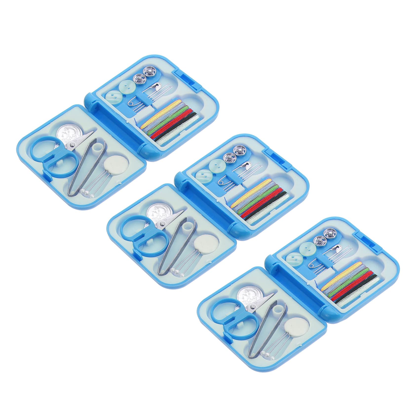 HOODANCOS Portable Sewing Tools Kit with Needle Threading Device for Easy Tailoring for Crafts and Clothing Repair Lightweight and Durable for Home and Travel Use