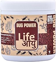 Life AAYU Bug Power Fish Food | Insect Based Ayurvedic Pellets | Suitable for All Freshwater and Marine Fish | (100 GMS)