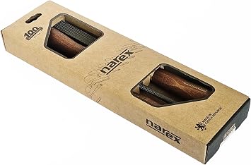 Narex 854252 3 Piece Set Fine Cut Round Rattail, Half Round and Rectangular 200 mm Cabinetmaker Wood Rasp