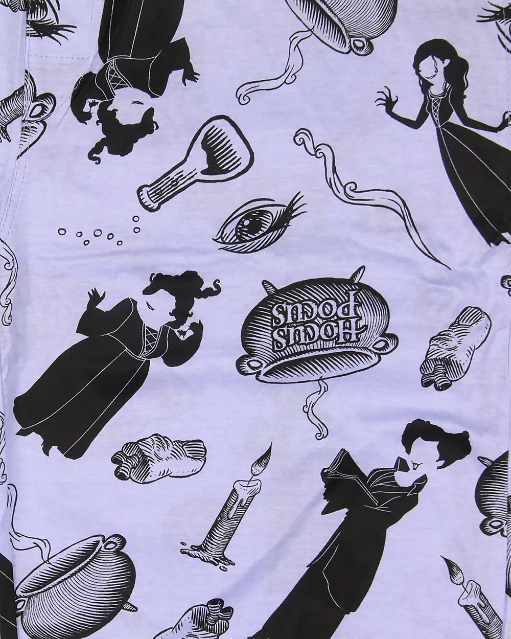 Disney Hocus Pocus Adult Sanderson Sisters Candle Cauldron Lounge Pajama Pants - Image 2