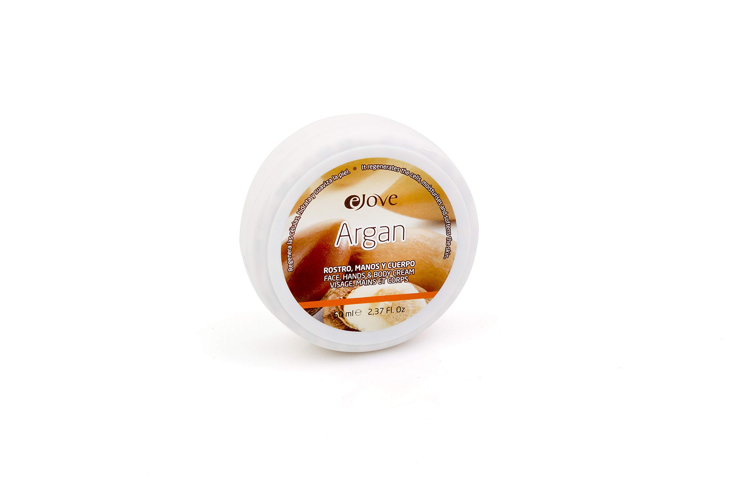 Ejove Crema de Argán 50 ml – Hidratante, Regeneradora y Nutritiva para Rostro, Manos y Cuerpo